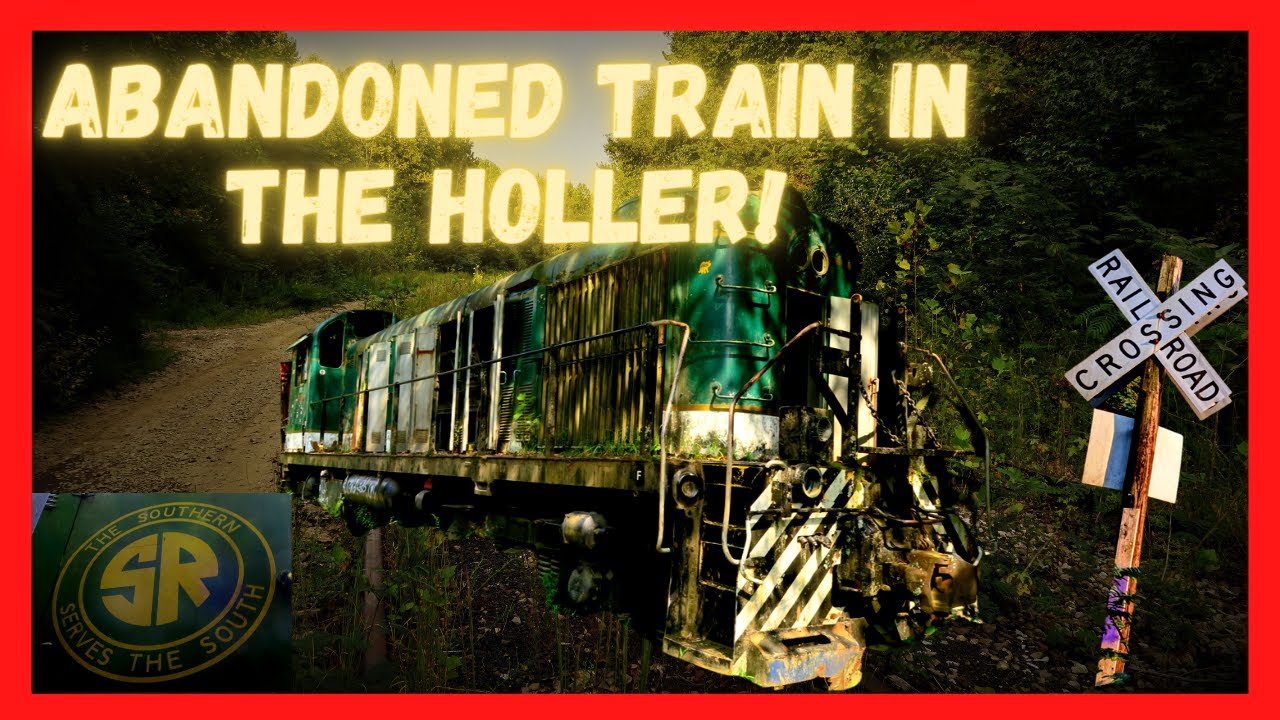 Abandoned Train in East Tennessee! ALCO RS-3 and Two Passenger Cars.