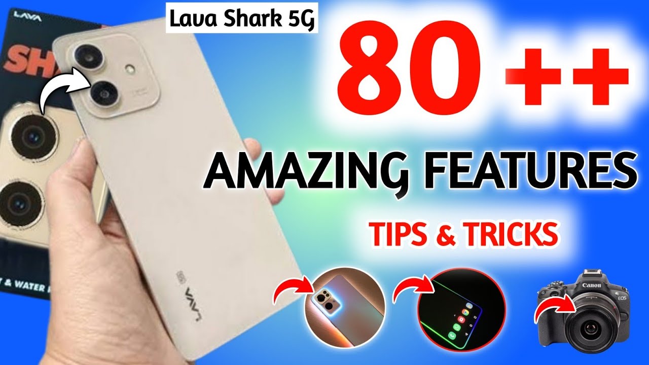 Top 80++ tips and tricks || Hidden feature || All hidden feature || Lava shark 5g #smartfeatures