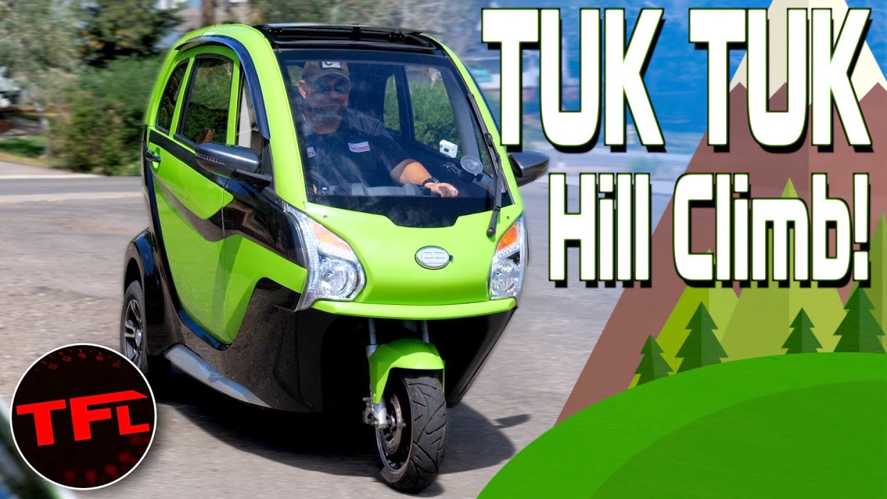 Tiny EV Vs. Big Hill Rematch! Will This Electric Tuk Tuk Make It Up A Colorado Mountain?