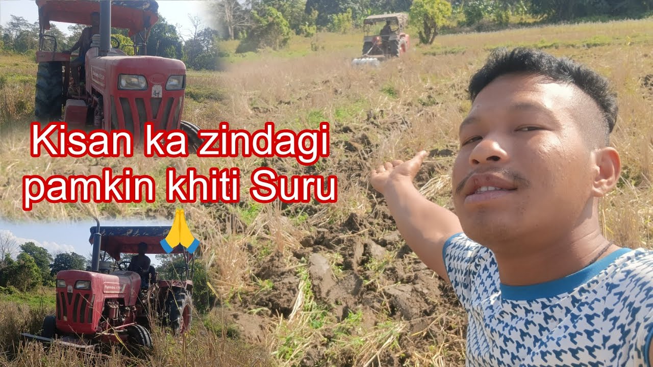 Kisan ka zindagi pamkin khiti Suru hogya 🙏|| @sodemsokri1537 