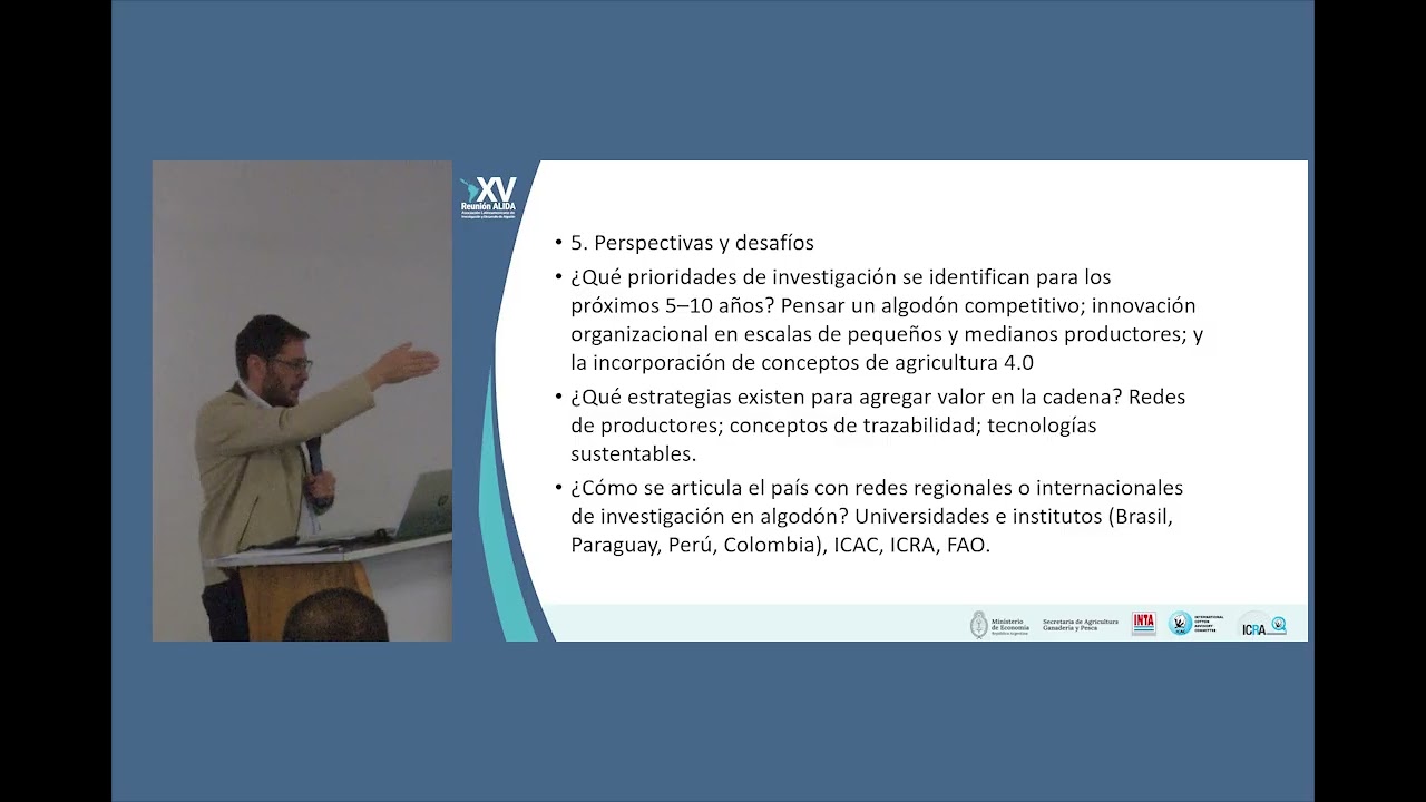 ALIDA 2025: Informe de países - Algodón en América latina