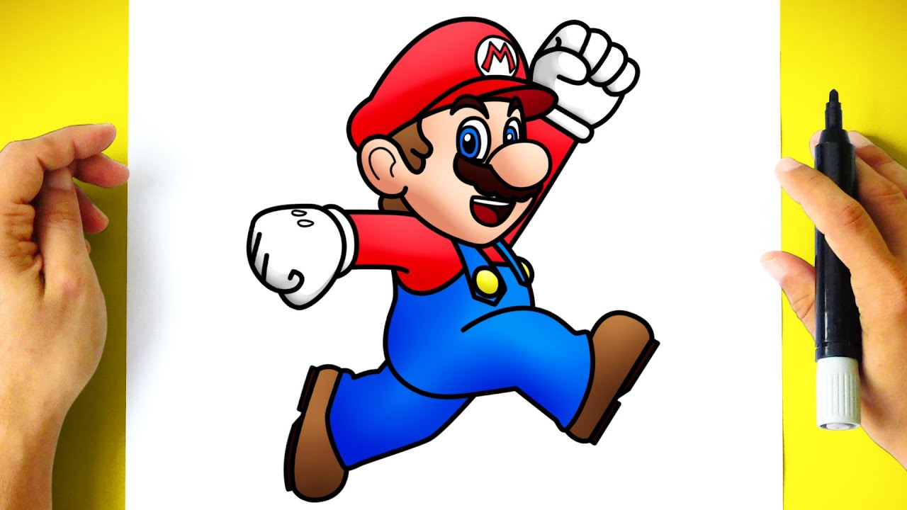How to DRAW SUPER MARIO [ Art Tutorial ] step by step