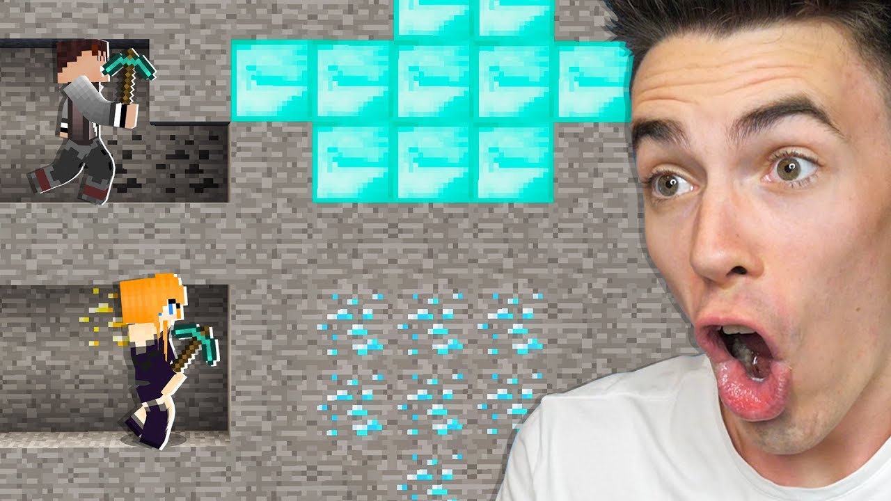 Kto znajdzie WIĘCEJ DIAXÓW WYGRYWA je WSZYSTKIE w Minecraft!