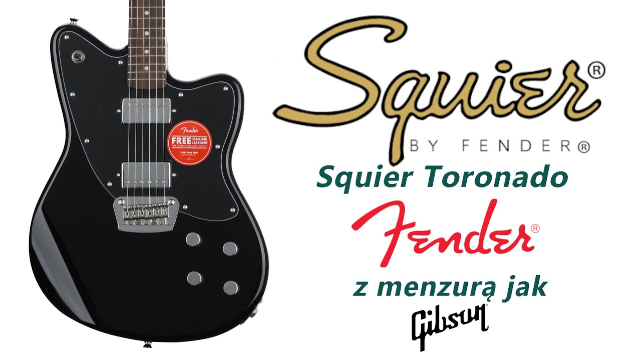 Squier Toronado Paranormal Series - Fender z menzurą Gibsona - FILMIKI O GITARACH