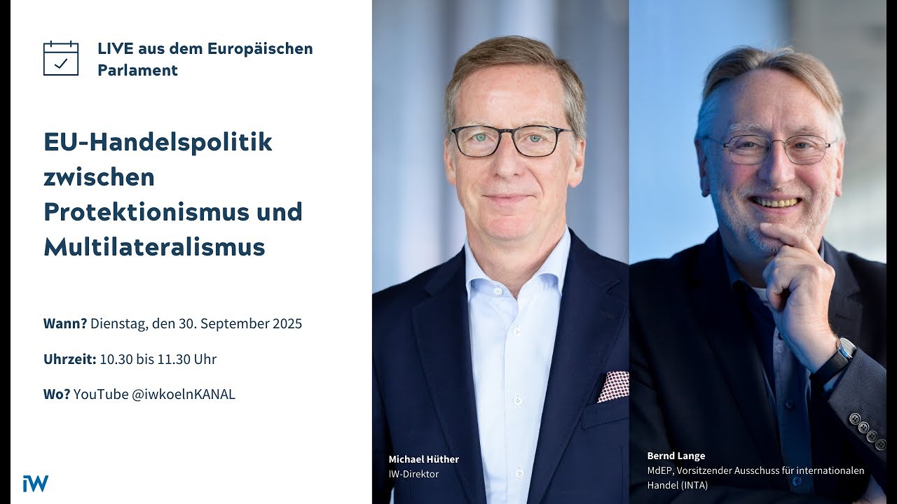 🔴LIVE aus dem Europäischen Parlament: EU-Handelspolitik zwischen Protektionismus & Multilateralismus
