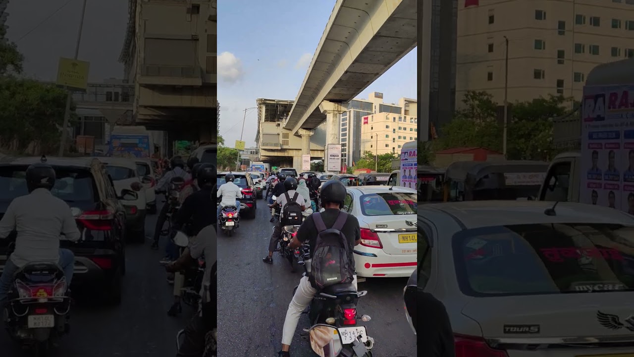 Road Traffic 🚦⛔| Pune Hinjewadi #traffic #police #maharashtra #viral #youtubeshorts