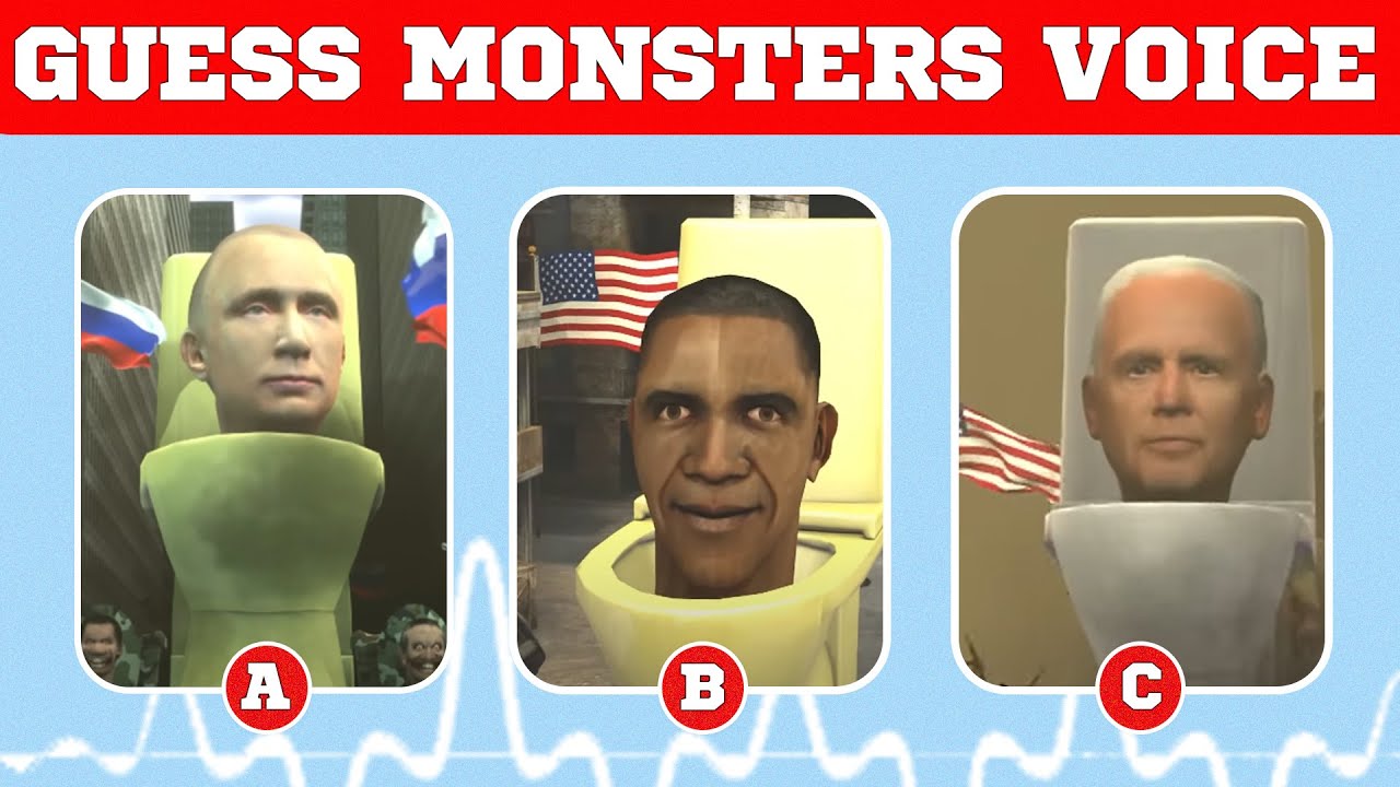 Guess MONSTER'S VOICE #4 - Skibidi Toilet