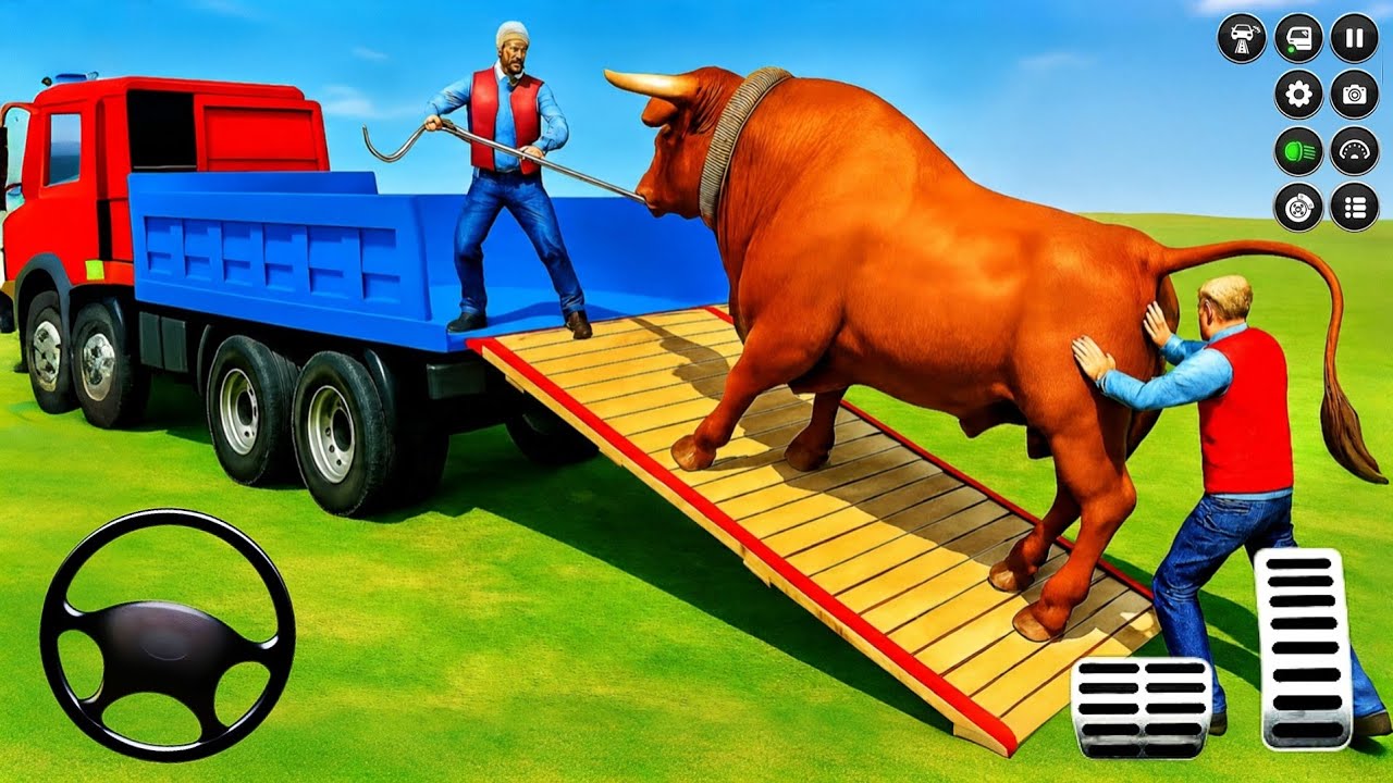 Farm Animal Truck Transport Simulator - Animal Truck Driving Simulator - Android Gameplay