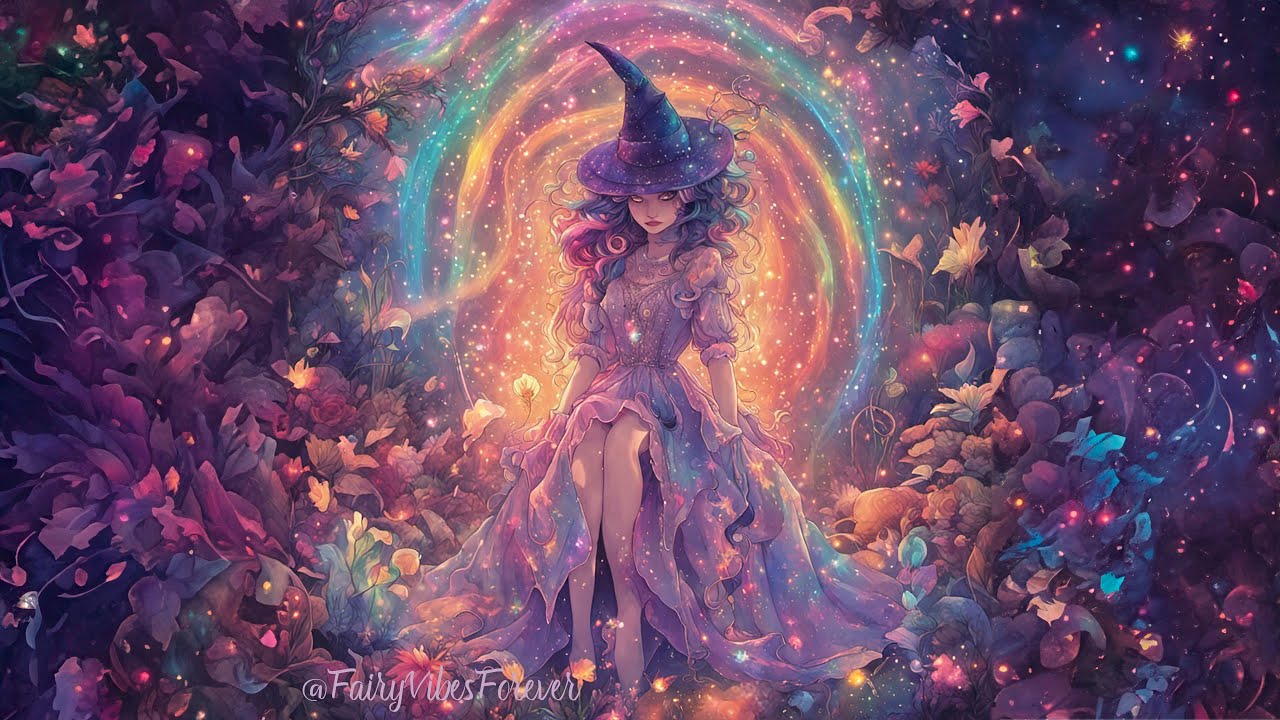 Journey of the Fae Witch Magical Meditation Music by Fairy Vibes Forever Halloween Music Samhain