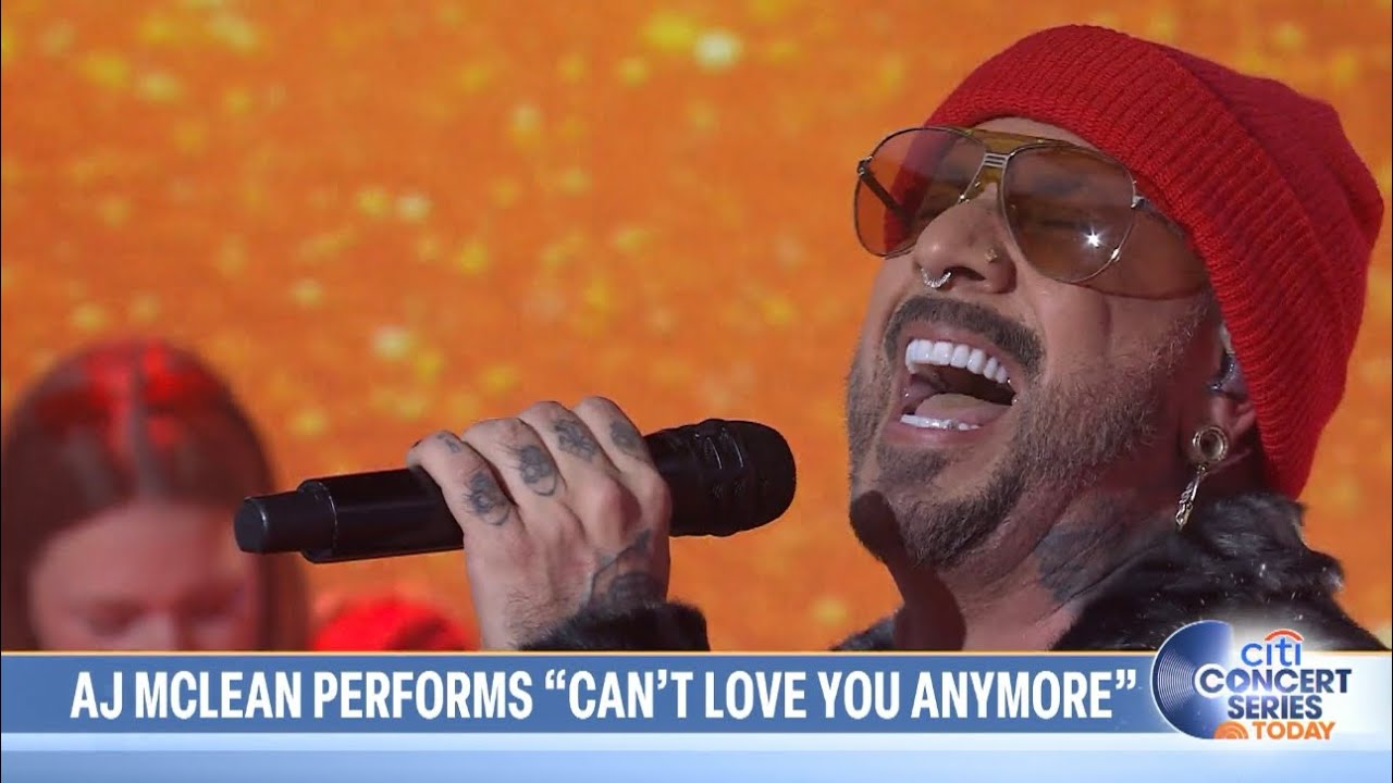 AJ McLean - Can’t Love You Anymore (Live On Today Show)