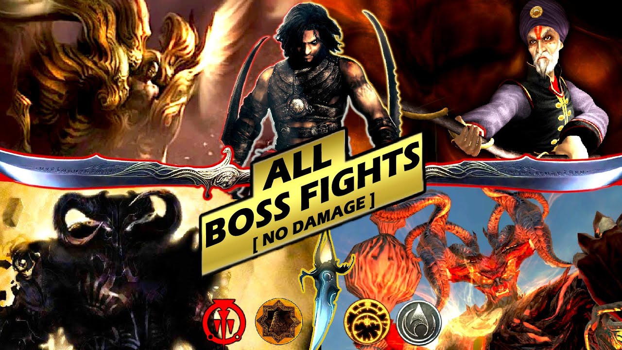 Prince of Persia The Sands Of Time Series - All Boss Fights [ No Damage ]