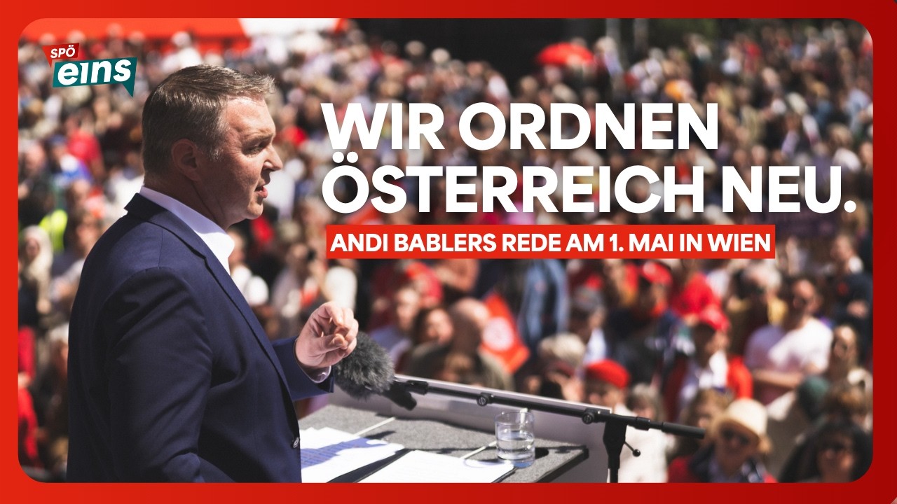 1. Mai 2026 - Die Rede von Andi Babler