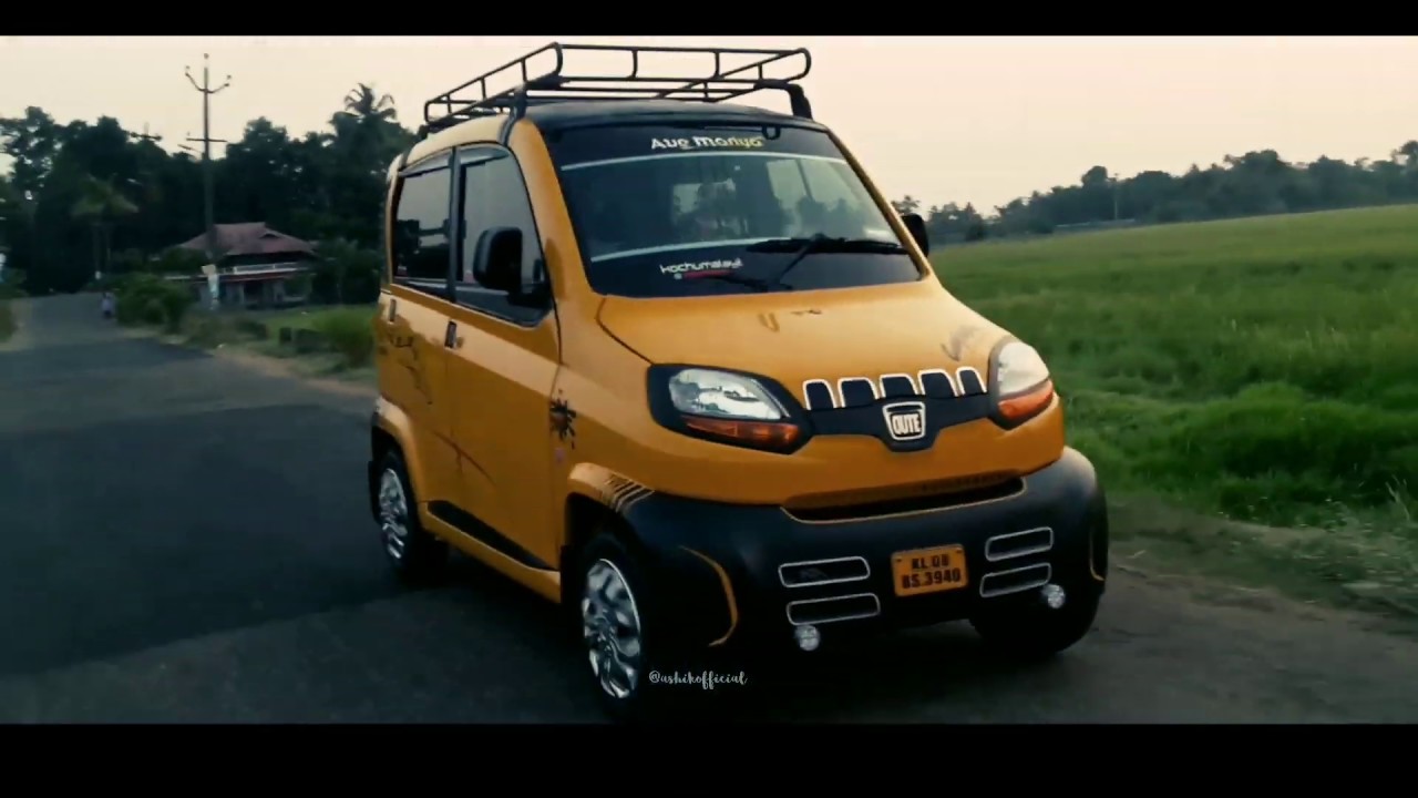 Bajaj Qute - Auto Design | New Bajaj Mini Car Auto, Thrissur - India [#shotonmobile]