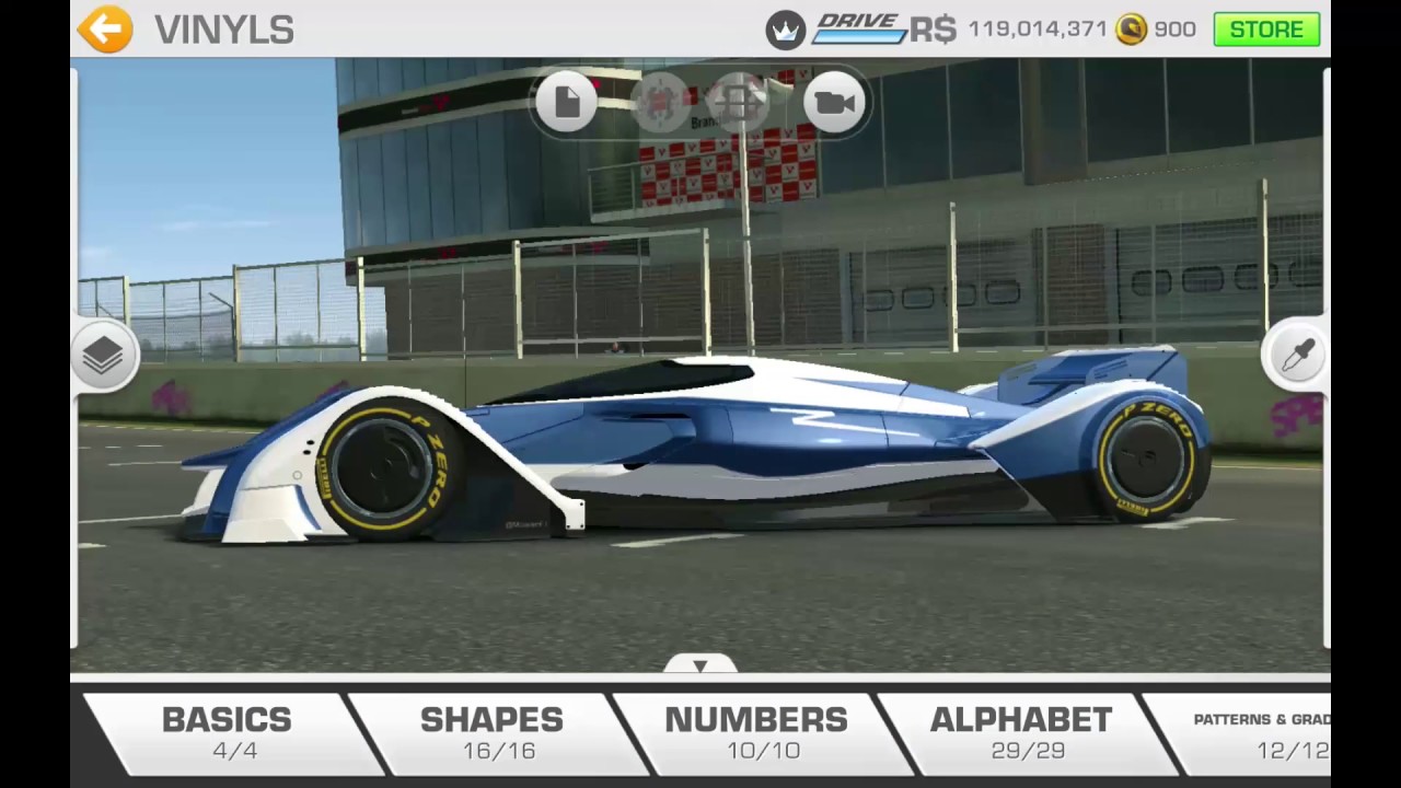 Real Racing 3 Custom McLaren MP4-X Formula Future RR3