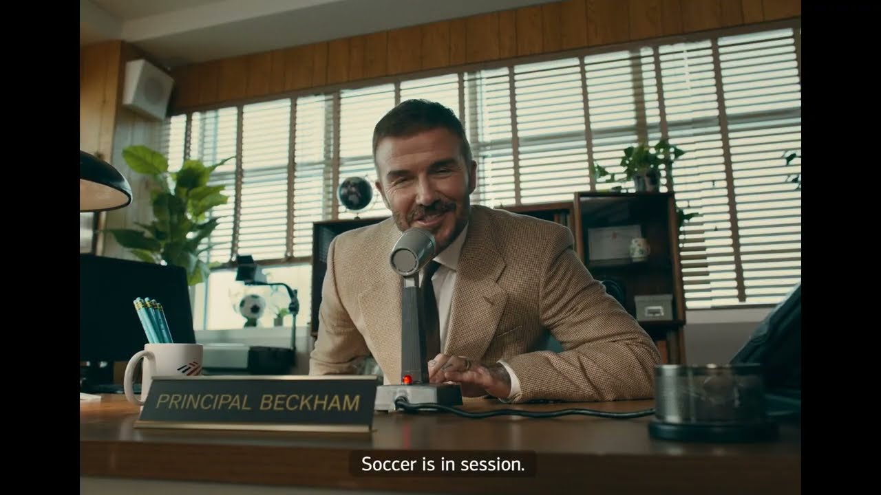 David Beckham  -  Bank of America   'Soccer is in Session'      (FIFA World Cup 2026)