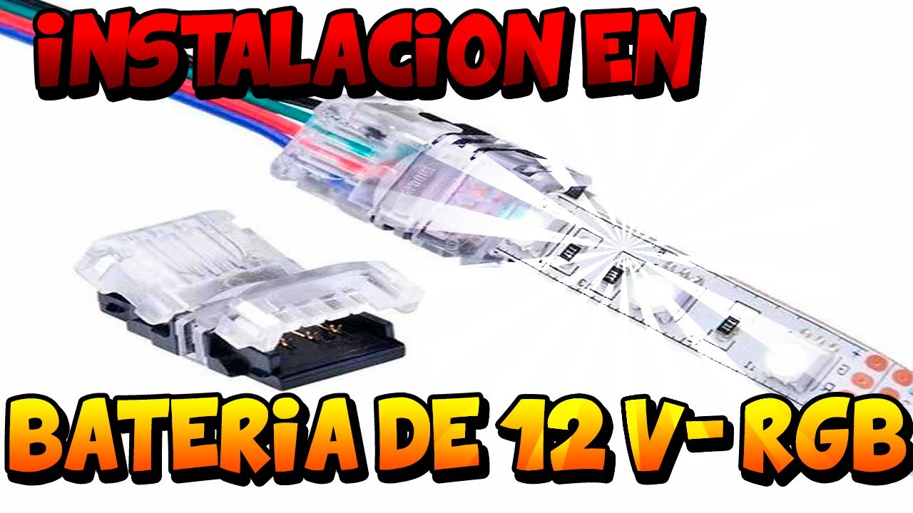 💡led RGB - ✅ led RGB, como funciona💡Instalación en batería de 12 v