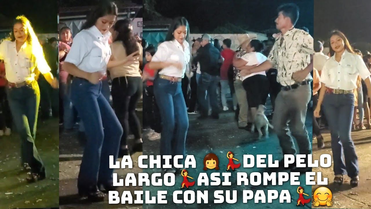 A Ritmo De Quebradita💃😱Así Rompen El Baile La Chica De Pelo Largo Y Su Papa🥰🤗
