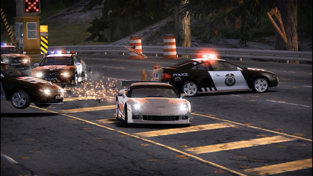 Roadblock Shows NFS MW Corvette C6.R Challenge Series #58