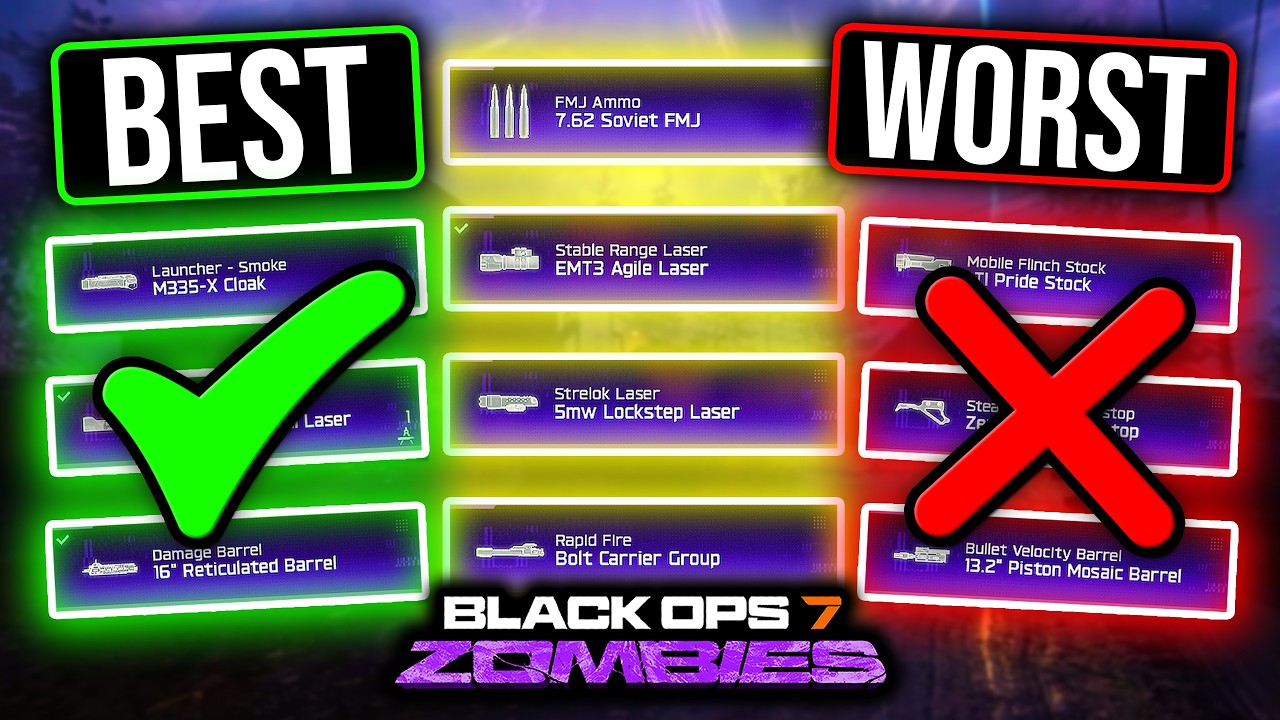 ИСПОЛЬЗУЙТЕ ЭТО! Как сделать КАЖДОЕ оружие в BO7 Zombies СВЕРХМОЩНЫМ!