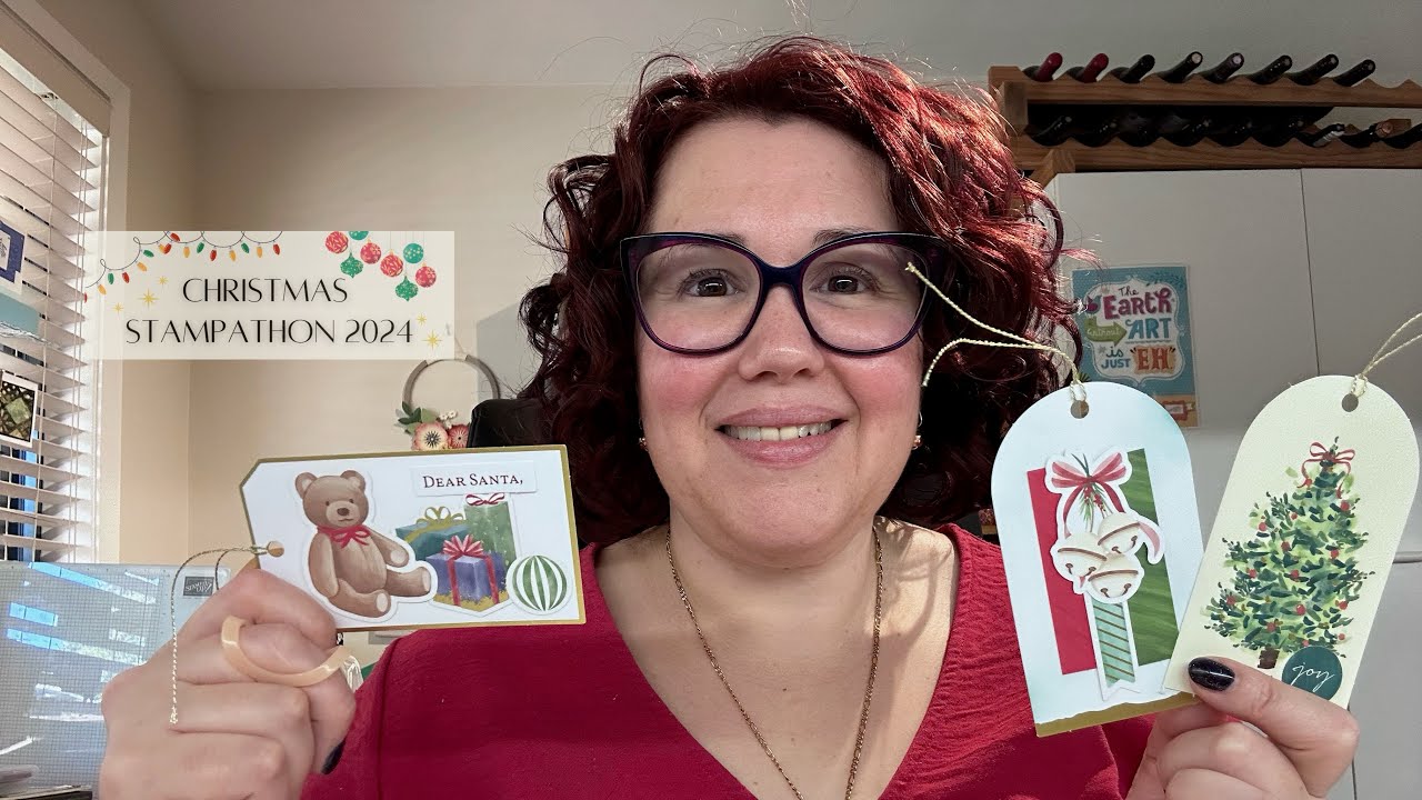 Stampin’ Up! Tags For The Season Christmas Stampathon Tags #stampinup #cardmaking #handmade