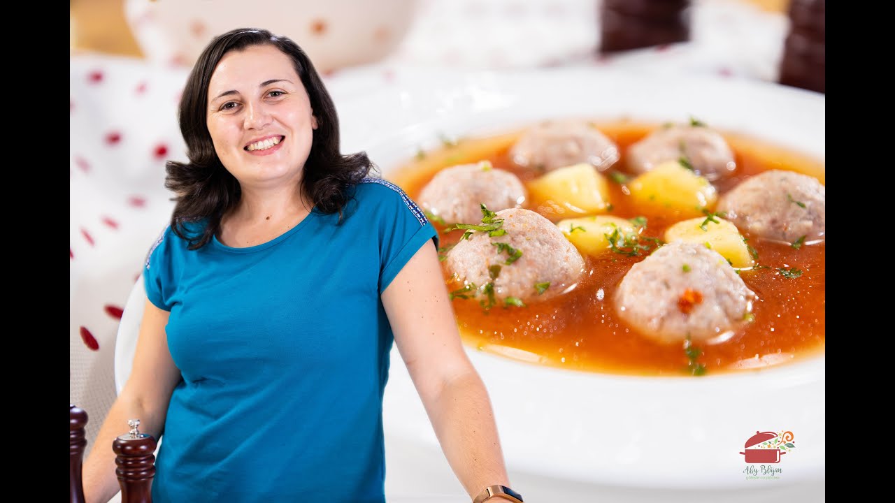CIORBA DE PERISOARE CU NUCA super buna si usor de preparat. #perisoare #abyblajan #reteteaby