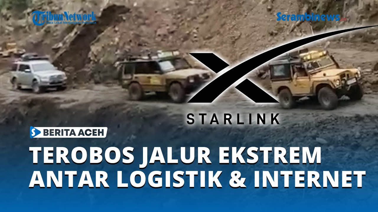 Tim Offroad Terobos Jalur Ekstrem Antar Logistik dan Akses Starlink