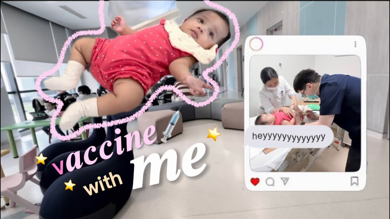 Baby Georgia Vaksin Ke 4💉