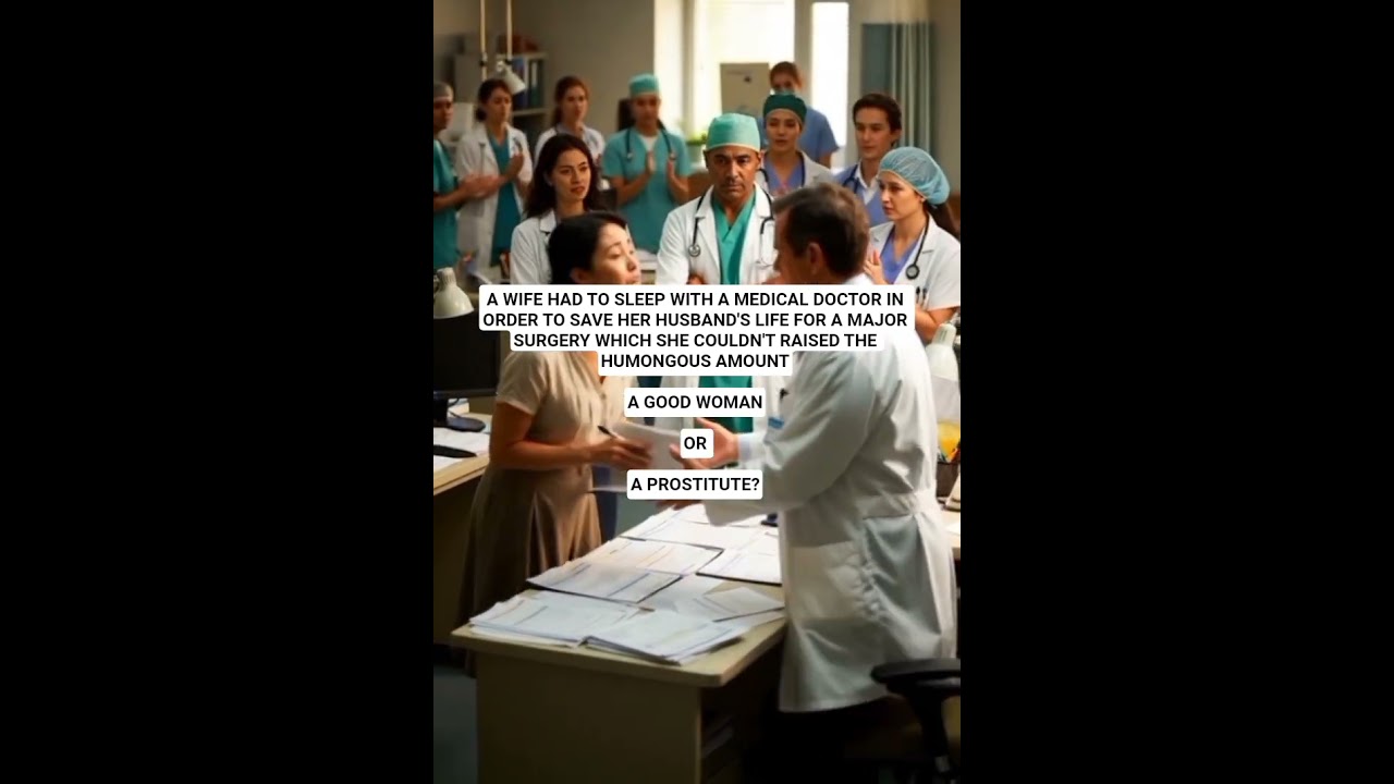 A GOOD WOMAN OR A PROSTITUTE?                              SAY SOMETHING