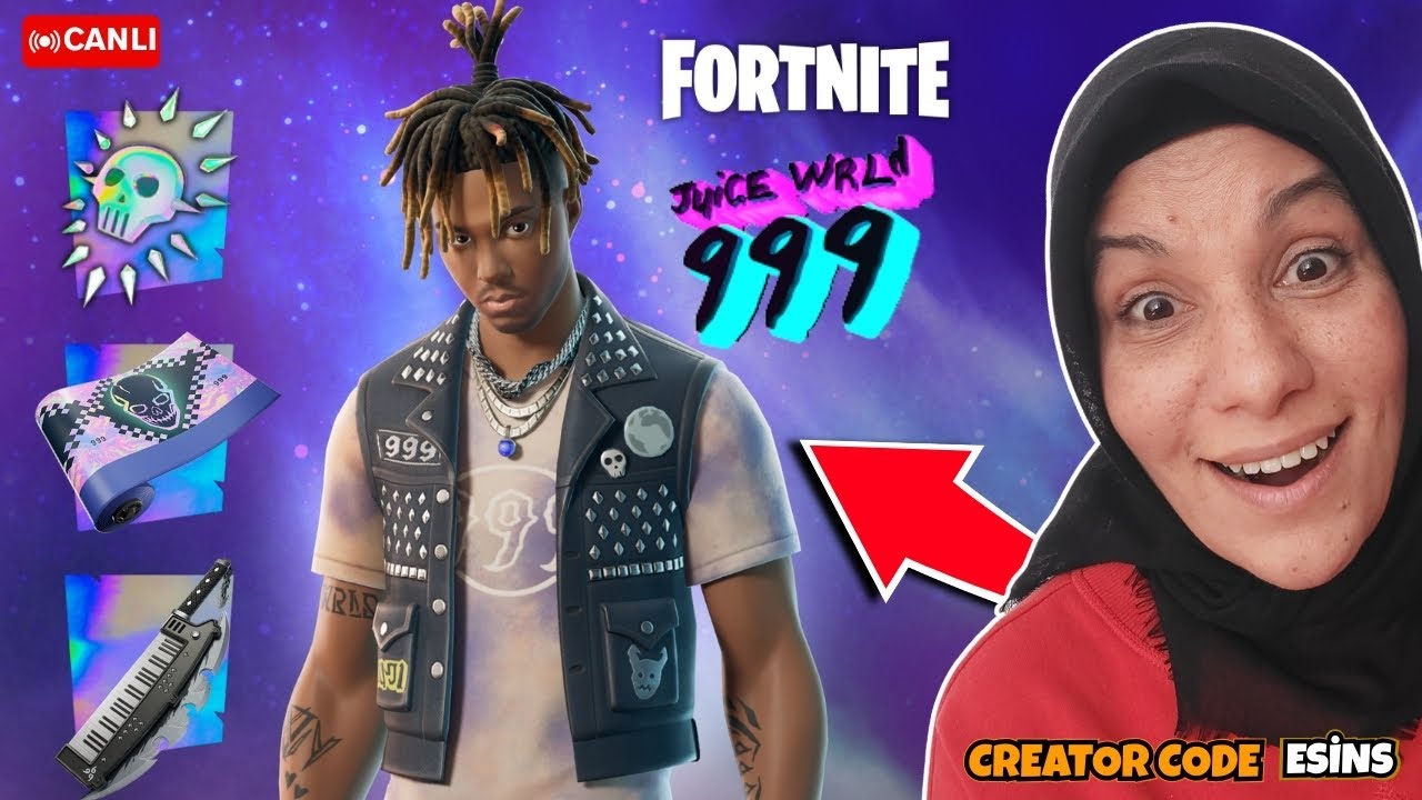 JUICE WRLD Fortnite  MAĞAZADA | CUSTOM CANLI!