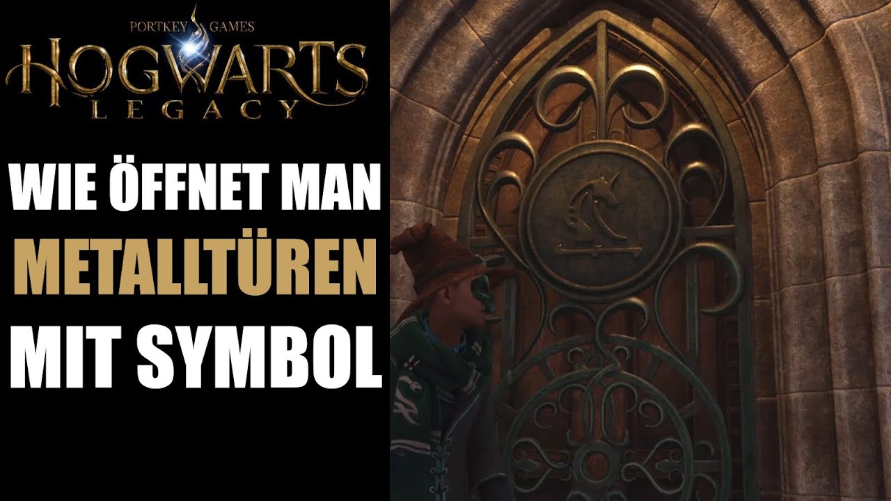 Hogwarts Legacy T&uuml;r im Uhrenturm &ouml;ffnen - Metallt&uuml;r mit Symbol R&auml;tsel l&ouml;sen