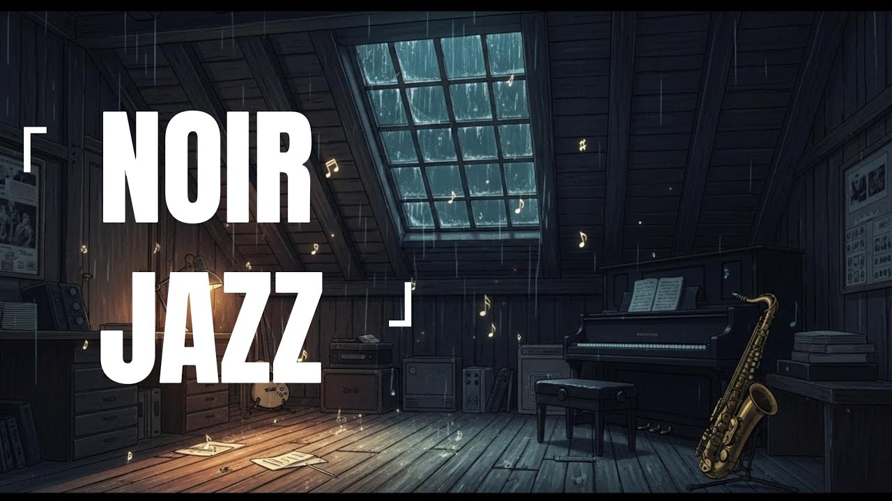 Noir Jazz Melodies | Relaxing Piano for Deep Focus & Study | Window to Soul