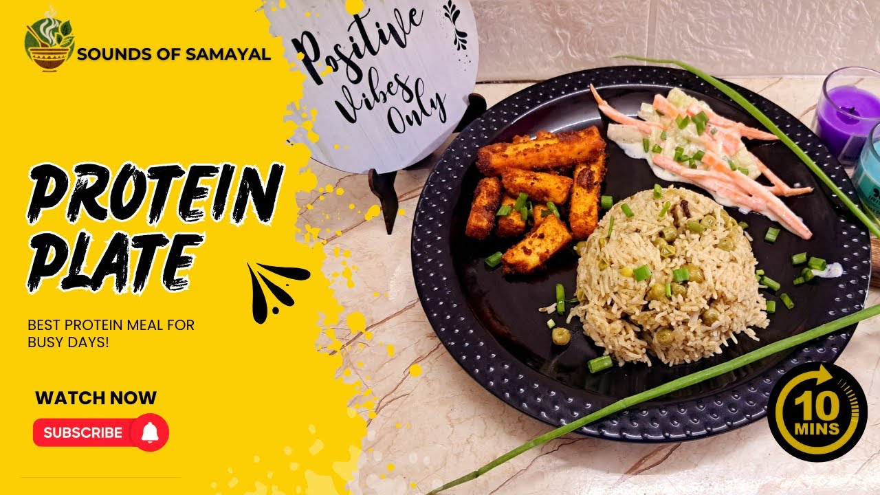 Protein Plate Veggie Medley | High-Protein Healthy Meal | Easy Veg Lunch Recipe