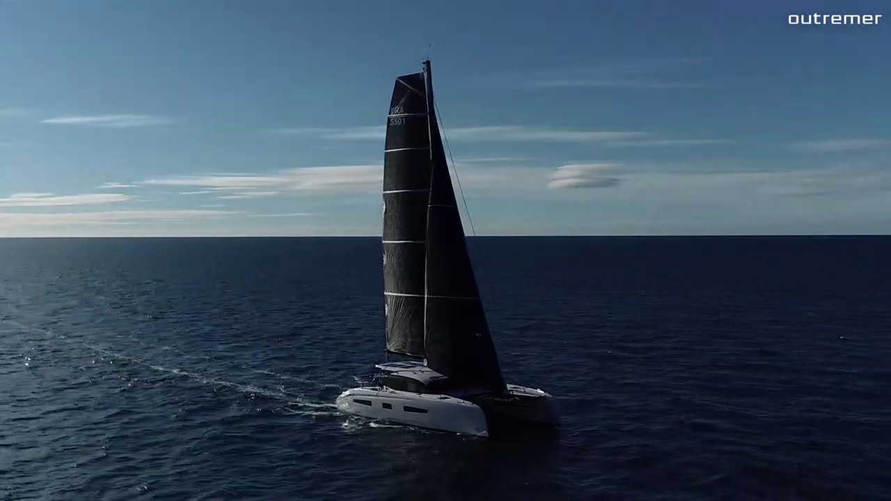 PREMIERE: Outremer 55 Catamaran Under Sail