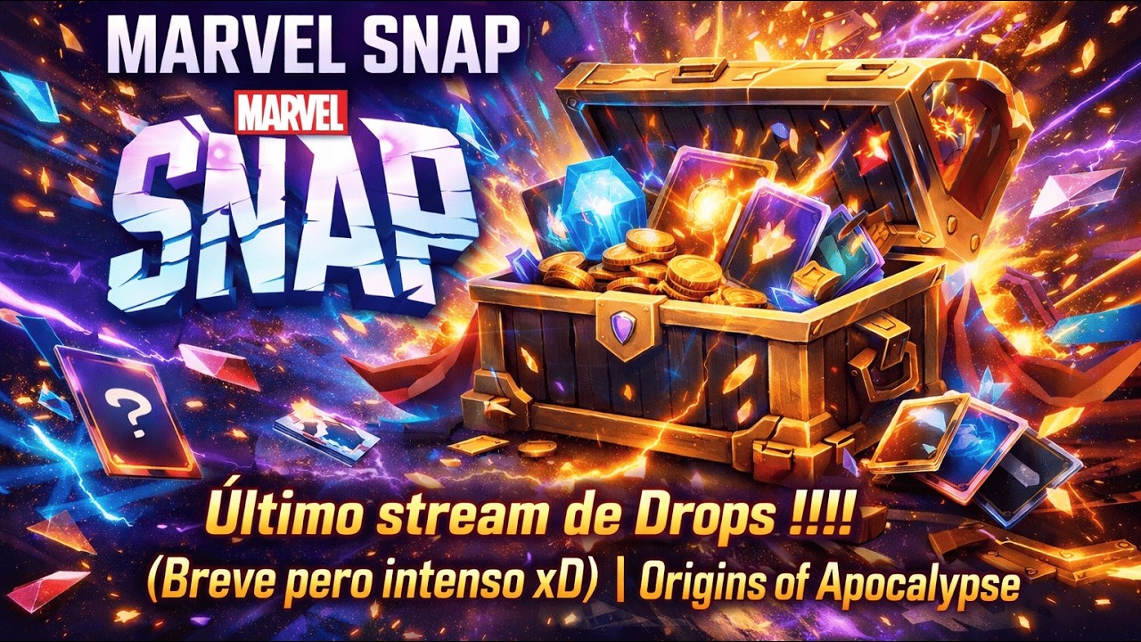 MARVEL SNAP - Último stream de Drops !!!! (Breve pero intenso xD) | Origins of Apocalypse 🎴🃏