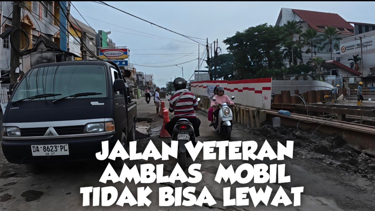 PROYEK SUNGAI VETERAN SEBABKAN JALAN AMBLAS 