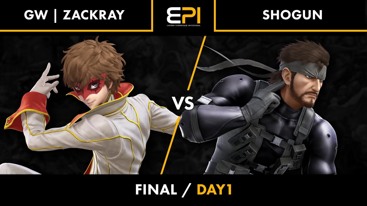 【EPI Day1】決勝戦 GW|Zackray vs Shogun【スマブラSP】