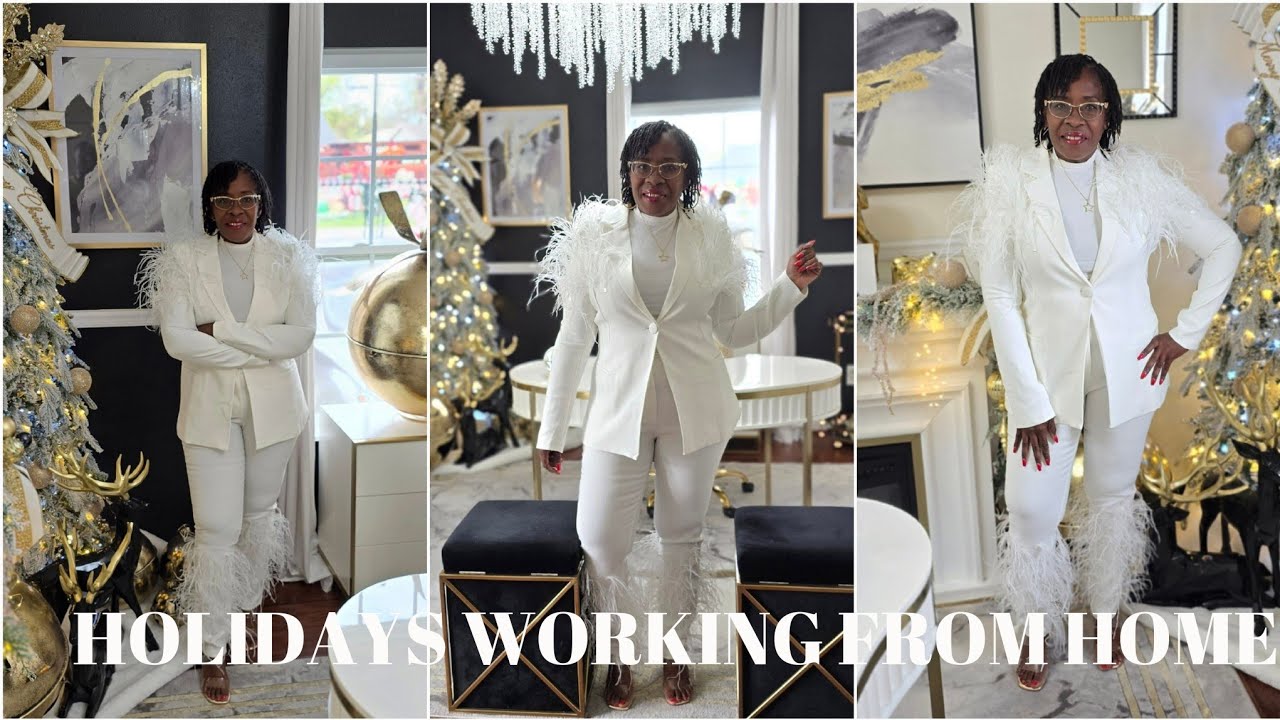 CHRISTMAS HOLIDAY HOME OFFICE TOUR