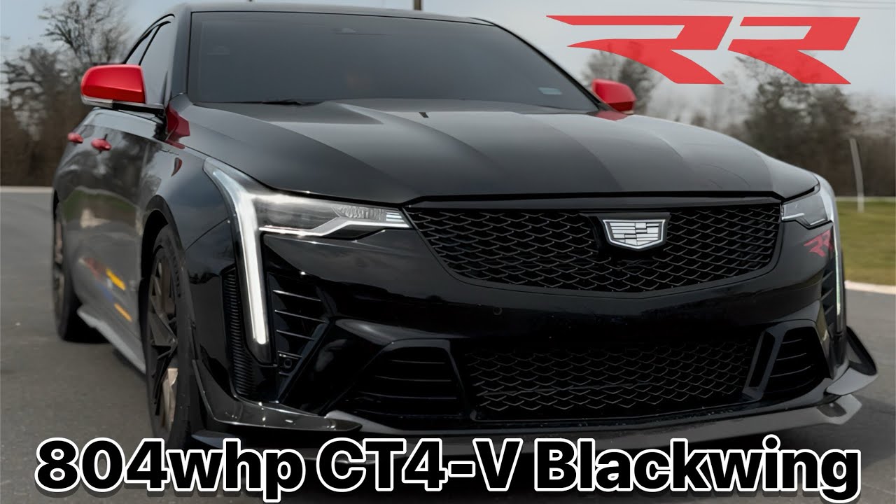 804 л.с. на колесах CT4-V Blackwing, замеры на динамометрическом стенде и разгон с 60 до 130 миль...