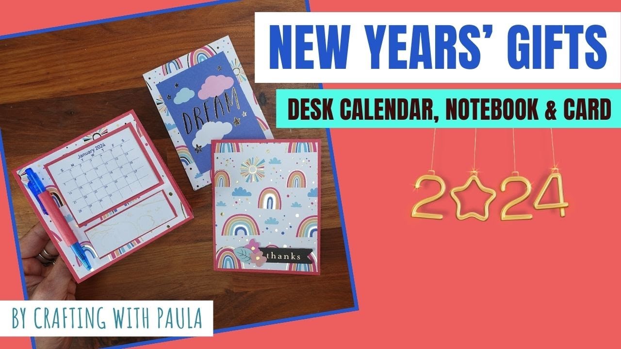 2024 Desk Calendar Kit (notebook and card)
