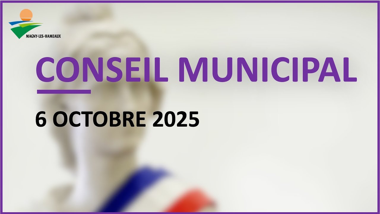 Conseil municipal du 10 octobre 2025 (REPLAY)