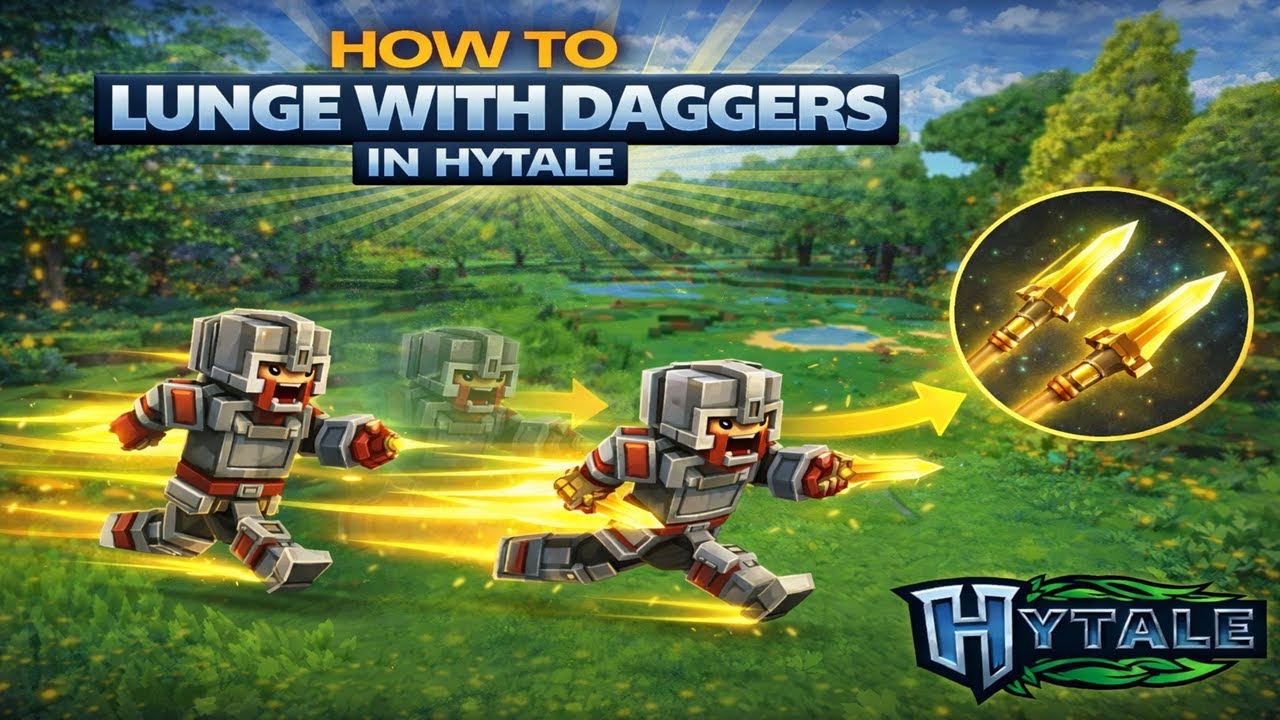How to Lunge With Daggers in Hytale (Step by Step)