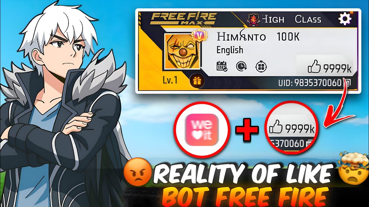 Reality Fo Free Fire Like Glitch🤯 Like Limited Good News 🤩🎉 1 Click 100 Like?😲