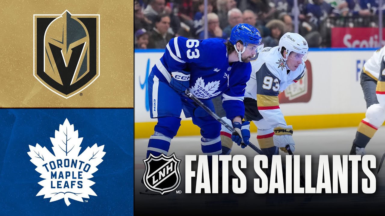 Golden Knights vs Maple Leafs | 23/01/26 | Faits saillants