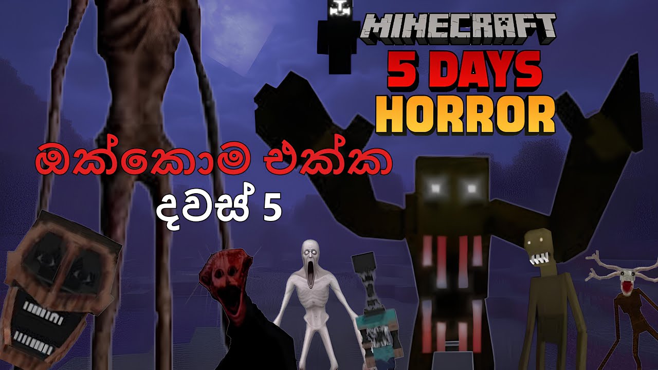 5 days with EVERYONE | Minecraft-sinhala gameplay
