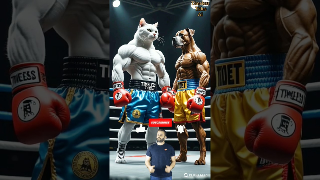 The Muscular Cat\u2019s Journey: From Empty Pockets to Victory!#ai #animation #shorts #cat
