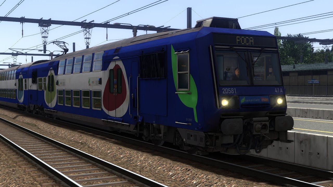 Train Simulator Classique : Découverte et Essai des Z2N de Sim Express de Corbeil à Melun !