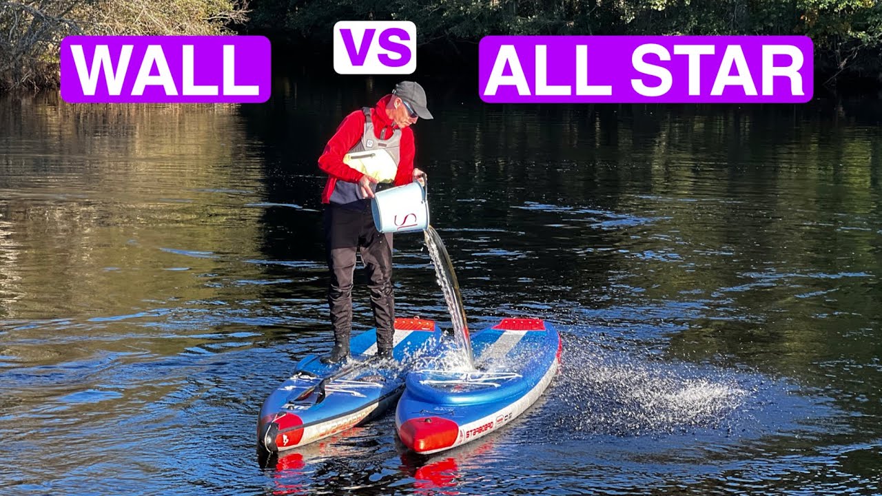 Starboard 14 x 28 Wall vs All Star 14 x26, comparison review,SUP Stand Up Paddle Board, Boarding