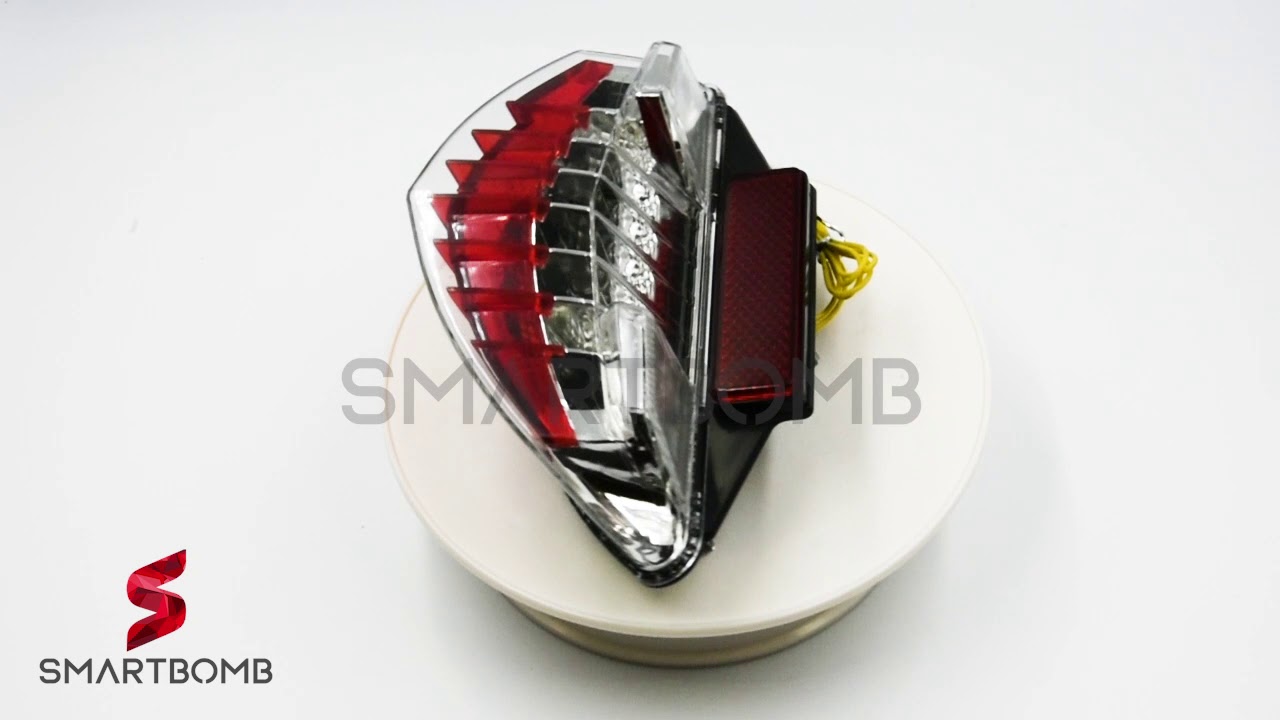 Fanale posteriore LED R1200GS St Adv 04-13 F650 Dakar GS ST F800GS R S ST ADV smoke and clear