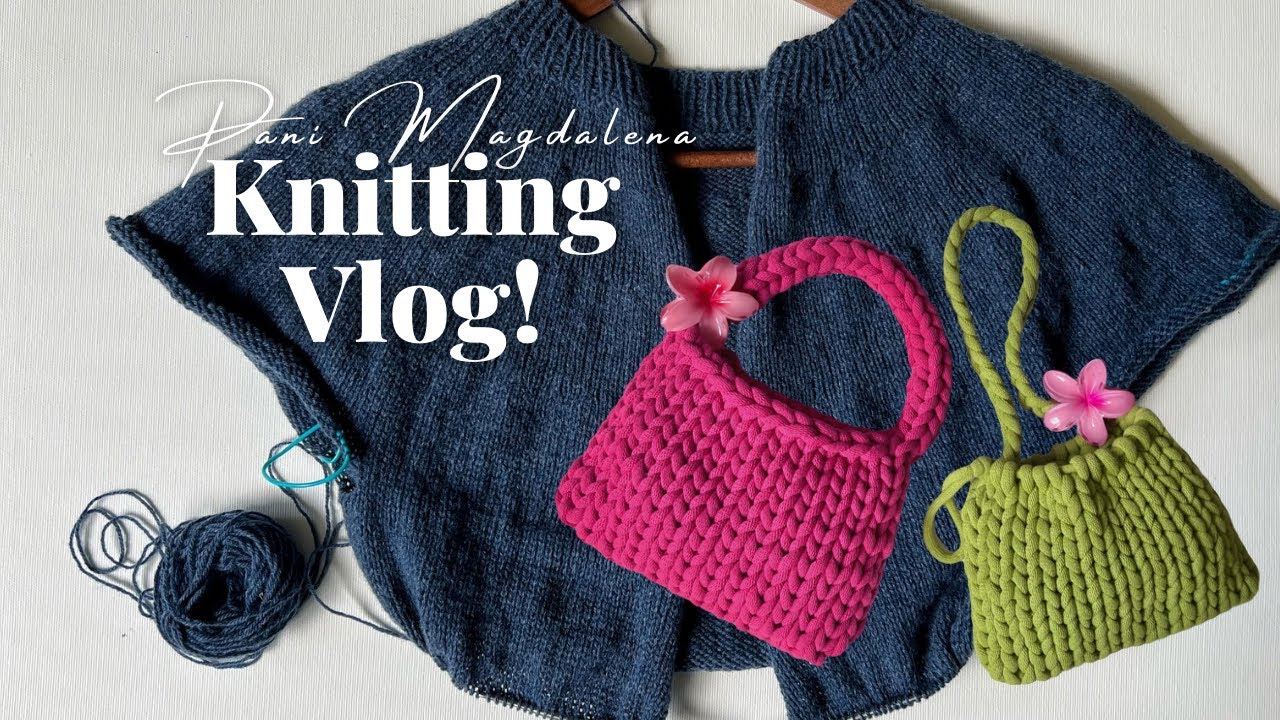 Vlog #75 KAL NOVICE CARDIGAN, Torebki ze sznurka, wyniki ROZDANIA i chaos przed letnią przerwą! ☀️