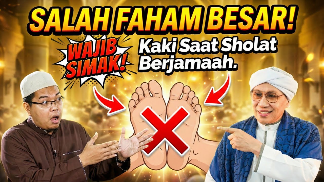 Jangan Salah Lagi! Ini Hukum Sebenarnya Menempelkan Kaki Saat Sholat Berjamaah